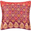 Bassetti Fodera per cuscino Bassetti Laglio O1 in 100% cotone mako satinato di colore arancione, dimensioni 40 cm x 40 cm, 9320546, design assortito