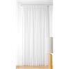 Linder - Tenda effetto smerigliato - Finitura arricciatrice - Colore bianco neve - Larghezza 295 x 260 cm - 100% poliestere - Collezione Freeze
