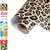Siser Easypatterns PLUS Leopard Tan, 30cm x 0,5 mt, Vinile Termotrasferibile Termoadesivo per la Personalizzazione di Abiti, Accessori e Tessuti d'Arredo, Materiale per hobby Creativi