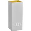 TFA Dostmann 60.2041.15 - Sveglia digitale con portapenne, per scrivania, ufficio, gadget, termometro interno, datario, orologio al quarzo, grigio