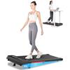 HOMEFITNESSCODE Tapis Roulant Elettrico Pieghevole Salvaspazio, 1-8km/h, 2.5HP, Schermo LCD ad alta definizione, 2 metodi di controllo, Walking Pad mini, Carico massimo di 120 kg (Nero brillante)