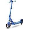 E-RIDES Monopattino Elettrico Bambini da 6-12 anni,con Display a LED,Motore da 130Watt,Con assorbimento degli urti,Doppio Sistema di Frenata,Monopattino Elettrico Pieghevole,Regalo per Bambini
