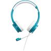 Pantone Celly, Cuffie a Filo Linea, Cuffie Over-ear con Microfono Regolabile e Connettore Jack 3.5mm, Lunghezza cavo 1,2m, Archetto Regolabile, Cuffie con Design Elegante, Emerald Lake