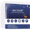 RICHAIR - Coprimaterasso 130 x 190 impermeabile e traspirante berretto 30 cm - Coprimaterasso silenzioso e ultra assorbente - ipoallergenico, anti-acaro e batterico