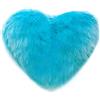 Uposao Cuscino Forma Di Cuore Morbido Soffice Casa Peloso Finta Pelliccia Cuscino Del Divano Cuscino In Peluche Per La Decorazione Della Stanza Della Camera Da Letto Di Casa, 40 x 50 Cm