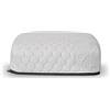 Nuvole di Sonno - Topper Serenity copri materasso Sfoderabile in Memory Foam universale Correttore con Elastici Regolabili spessore 6 cm Made in Italy (Campione Prova 20 x 20 cm)