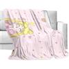 DKLQXCE Saailor Moon Coperta per Divano, Cartoni Animati Coperta, Saailor Moon Coperta per Ragazzi e Ragazze Letto Divano Microfibra Soffice Coperta Calda Peluche Coperta Super Morbid Bambini