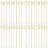 UNICRAFTALE 24 Set Catene di Prolunga per Catena Barbazzale Placcate in Oro 24K con Fermagli Am oschettone Code di Estensione A Catena in Ottone per Collane Braccialetti Cavigliere 65mm di Lunghezza
