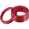 A ABSOPRO Anelli Centrici per Cerchi Auto OD 70.1-57.1mm 4 Pezzi | Diam. Esterno 70.1mm, Diam. Interno 57.1mm, Spess. 10mm, Elimina Vibrazioni, Perfetta Aderenza