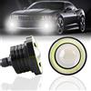KaiDengZhe 2PCS 3.5 Proiettore Fendinebbia a LED Universale 12V 10W COB Bianco Halo Angel Eye Anelli per Moto Faro auto Luce di Marcia Diurna DRL Fendinebbia Lampadina Guida