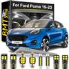 BMT xms 10pz Kit di Luci LED per Interni per Ford PUMA 2019-2023, Lampadine LED per Interni Auto e Camion 6000K Bianco Luminoso