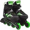 B Best Sporting Best Sporting - Pattini in Linea per Bambini, Colore: Verde/Nero, Taglia: 29-34