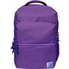 Oxford B-Ready, Zaino scolastico unisex, 18 l, 42 m, tasca imbottita per laptop, poliestere riciclato RPET, Viola, 42 x 30 x 15 cm, Casual