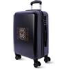 Route 66 - Trolley bagaglio a mano 55x40x20 (Espandibile) - 33L - Valigia Bagaglio a mano Ryanair - Valigia Media Rigida - Trolley Cabina Piccolo (Blu Navy)