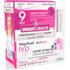Eurocali 9x Tamponi COVID 19 - Test Nuove Varianti 2025 - Tamponi Rapidi Nasali Certificati per Uso Domestico Risultato Rapido e Affidabile - Singclean IVD