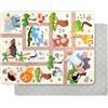 decalsweet Tappeto Gioco Bambini 150×180cm, Addensato 2cm Tappeto Gioco Neonato, Antiscivolo Pieghevole Tappeto Cameretta Bambina & Bambino, Tappeto Tummy Time Neonati (Lo Zoo)