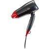 Solis Home Away asciuga capelli 1800 W Nero, Rosso 1 St