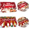 YouXiaor Zerbino Natalizio,YouXiaor 2PCS Tappeto Natalizio,Zerbino Natalizio Ingresso Decorativo Natalizio Assorbente Antiscivolo Lavabile Decorazione Casa di Natale Tappetino di Benvenuto per Interni Esterni
