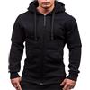 Generico Felpa Zip Uomo Manica Lunga Sweatshirt in Cotone Sweat Hoodie Taglie Forti Sportiva Streetwear Tops Traspirante Full Zip Band Felpa Casuals Jacket Felpa Abbigliamento Zip Hoody