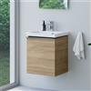 evineo ineo4 mobile La: 48 cm, 1 anta sinistra, con maniglia, per Villeroy & Boch Subway 3.0 lavabi per le mani,, BE0806OA, ineo4 [Mobili da Bagno > Mobili Lavabo]