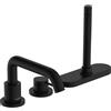 hansgrohe Tecturis S rubinetto bordo vasca, miscelatore monocomando, 73447670, Tecturis S nero opaco [Rubinetteria Bagno > Rubinetteria Vasca]