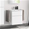 evineo ineo4 mobile La: 60 cm, 2 scomparti estraibili, con maniglia, per evineo ineo lavabo,, BE0200WM, ineo4 [Mobili da Bagno > Mobili Lavabo]