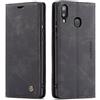 owlhold Cover Samsung A20E Custodia Magnetica Portafoglio Flip[Antiurtoo][Cavalletto][Carta Fessura] Cover Pelle per Samsung Galaxy A20E -Nero