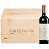 San Felice | Toscana Borgo Chianti Classico DOCG 2022 6 bottiglie in cassetta di legno 4,5 l
