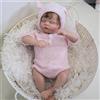 BNNPUU Bambole Reborn Femmina 19 pollici Originali Realistiche Reborn Baby Bambola Sembra UN Vero Bambino Fatta a Mano Chiuso Occhi Ragazza