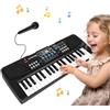 Shayson Tastiera Elettronica per Bambini 37 Tasti Multifunzione Mini Tastiera Electronic Music Giocattolo con il Microfono Educativo Regalo per i Bambini Babies Principianti