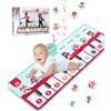 LEAZZLE Tappetino Musicale per Bambini,Tappeto Musicale Danza per Bambinicon 9 Tastiere Pianoforte,Giochi Bimba,Tappetino per Pianoforte,Regali Compleanno per Ragazzi Ragazze 1 2 3 4 5 6 Regalo Natale