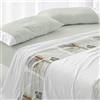 Burrito Blanco | Completo lenzuola | Letto da 135 cm. (+misure disponibili) | Design 138 | Colore Salvia (135 x 190/200 cm)
