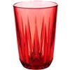 APS 10510 Bicchiere CRYSTAL, 150 ml, Tritan, riutilizzabile, infrangibile, Made in Germany, rosso