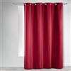 Douceur d'Intérieur Tenda con Occhielli 135 x 280 cm Oscurante Tinta Unita Occulto Carminio