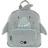 Trixie Backpack Small Mr. Shark Zaino Piccolo, Grigio, S Unisex-Bambini e Ragazzi