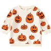 ZZLBUF Neonato Bambino Bambino Ragazza Felpa Casual Lettera Manica Lunga Pullover T Shirt Autunno Inverno Abbigliamento, A# Arancione, 4-5 Years