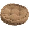 DOTBUY-SHOP Jacquard Cuscini Sedie Cucina Cuscini Coprisedia Cuscino Sedia Cucina Antiscivolo Morbido Cuscini Sedia per Ufficio Giardino Patio Pranzo Soggiorno (50x50 cm (Rotondo),Marrone Chiaro)
