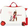 Disney Joumma Disney Vaiana and Friends Valiana per bambini bianco 50 x 38 x 20 cm Rigido 1,8 kg Chiusura a combinazione laterale ABS 1,8 kg 34 L Bagagli a mano, bianco, Taglia unica, Valigia per bambini