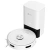 EZVIZ RE5 PLUS Robot Aspirapolvere Lavapavimenti Bianco con base svuotapolvere, Navigazione LiDAR Rilevamento Ostacoli, Aspirazione 4000Pa, Batteria da 180 min, Controllo APP/Alexa, RE5 Plus - EZRE5PLUS