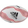 Adidas NZRU R Ball, Pallone da Rugby Uomo, White/Black/Active Red/Legend Purple, 3