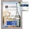 CABBEL confezione singola (1 pz.) Cornice DIN A4 21x30 in legno MDF Grigio (Calcestruzzo) con plexiglass infrangibile/moderno