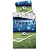 Brandmac Parure da letto calcio Stadium, 100% cotone, copripiumino 140 x 200 cm + federa 65 x 65 cm