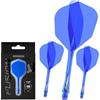 WINMAU Darts Fusion Integrated Flight & Shaft System - No.6 Shape & Design - Colore arancione, lunghezza intermedia