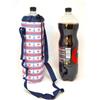 BUSHWACKA Bianco e Blu 4L Totale Idalgo 2LTR Bottiglie da 2 litri. XXL Raffreddatore Flessibile Portatile per Spiaggia Campeggio Borsa Termica Campeggio Raffreddatore Camouflage Militare