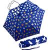 iX-brella Mini ombrellone per bambini Safety Reflex extra leggero, farfalle, 95 cm, Ombrello tascabile apribile