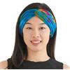 CHARM Tie Dye Fascia Capelli Con Nodo Hippie, Fascia testa Unisex Boho Estate e Inverno, Fasce capelli Sport Hippy, Yoga Accessori F