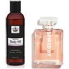Jax of London, olio per il corpo, ad asciugatura rapida, rassodante, smagliature, idratante, massaggi, aromaterapia, profumo incredibile di Jax of London, 200 ml, Black Lotus