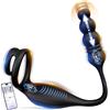 Tagnaff Vibratore per Uomo Stimolatore Prostata Anal Plug Sex Toys, Vibratore Anale Dildo Anale Plug Analesex Toy con Telecomando, Sex Toy Uomo Donna Butt Plug 9 Mode Télescopique & Vibrations Interazione AI