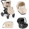 CAM - Trio Dinamico Smart Romantic Beige Natura Con Seggiolino Auto Relax