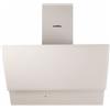 Luxell Cappa aspirante cucina 60 centimetri parete vetro touch beige crema avorio cappa da cucina testata inclinata da muro 3 velocità led Luxell DA6-835